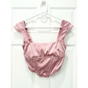 Urban Outfitters Out From Under Out Of Time Satin Corset Top